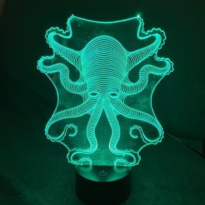 Color changing LED octopus light new in box